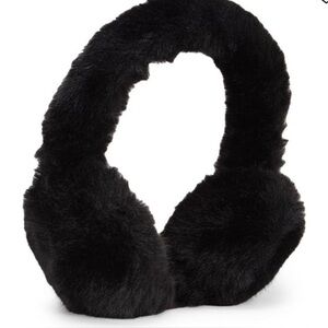 UGG Black Plush Earmuffs